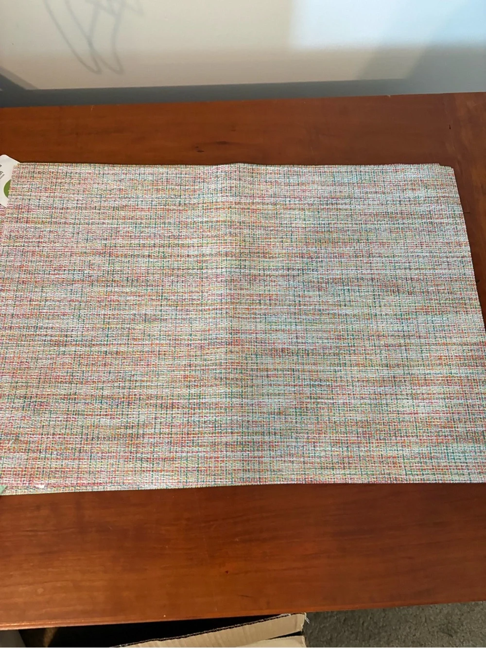 Food Network Woven Vinyl Placemat Set of 4 NWT Multicolor 13x19